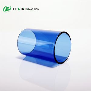 Lámpara LED de Tubo de Vidrio Borosilicato 3.3 Hecha a Mano en China, Color Azul, Borde Pulido Personalizado, Control Inalámbrico para Interiores del Hogar - Product Image 3