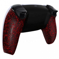 Coques de remplacement en caoutchouc rouge et noir pour manettes de jeu PS5 – Vente en gros