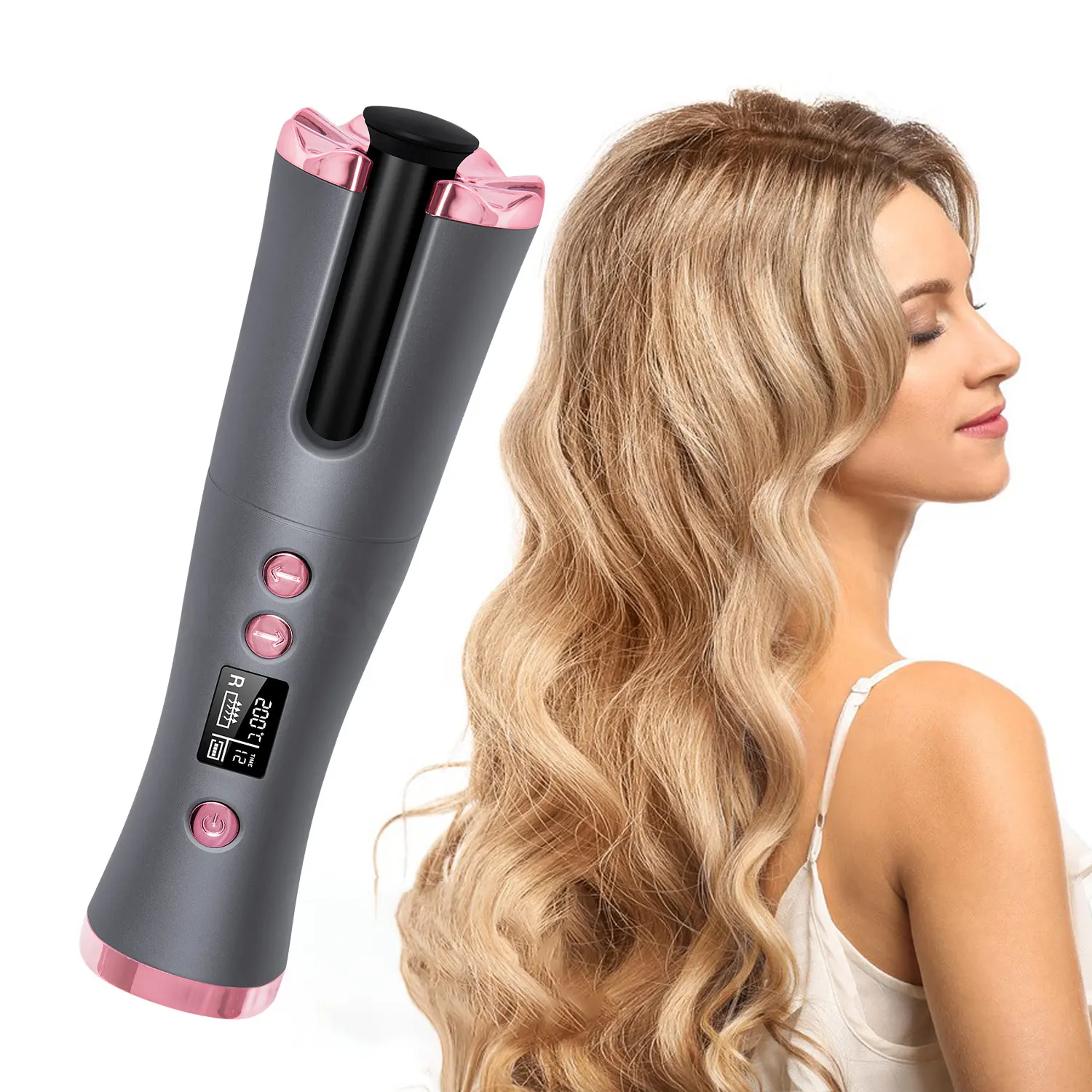 Dropshipping Amazon Smart Keramische Wave Hair Curl Magic Krultang Machine Automatische Cordless Hair Curler
