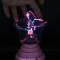 Boule de plasma en forme d'étoile personnalisée, jouet magique sensible au toucher, décoration de Noël créative, cadeau lumineux, boule de plasma