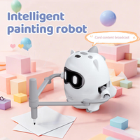 Robot de dessin amélioré pour enfants, jouet éducatif intelligent rechargeable et doté de la fonction de dessin