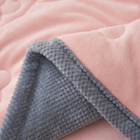 Ensemble de literie en gros Couette de luxe 4 pièces Ensemble de couette drap plat Ensemble de couette d'hiver en flanelle
