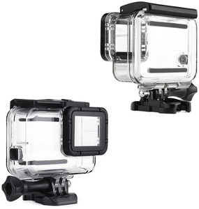Boîtier de protection étanche sous-marine de 45 mètres + étui pour objectif pour <span class=keywords><strong>GoPro</strong></span> <span class=keywords><strong>Hero</strong></span> <span class=keywords><strong>7</strong></span>/6/5 Black <span class=keywords><strong>Hero</strong></span> (2018) - Product Image 4