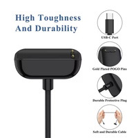 Chargeur de montre intelligente 100 cm pour Fitbit Inspire 2, câble de charge, station d'accueil pour Fitbit Inspire HR/ACE 2/ACE 3, base de charge