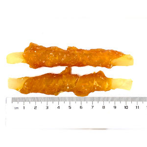 OEM, venta al por mayor, golosinas para perros, suplemento de calcio, rollo de pegamento para morder pollo, piel de vaca, carne, dientes, moler, palo Molar, hueso de perro Natural - Product Image 2