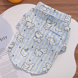 Belly Band Cotton <b>Clothes</b> Spring Summer Pet Dog <b>Cat</b> Air Conditioning Anti-Fur Outdoor Four-Legged Cute Style Bichon Supplies - Product Image 3