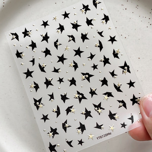 Pegatinas <span class=keywords><strong>de</strong></span> <span class=keywords><strong>Uñas</strong></span> Personalizadas TSZS Y2K 5D con Estampado <span class=keywords><strong>de</strong></span> Estrellas, Autoadhesivas, Brillantes, Coloridas, con Perlas, Accesorios para <span class=keywords><strong>Uñas</strong></span> - Product Image 2