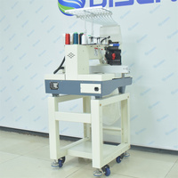 Machine à broder à tête unique à chapeau plat contrôlée par ordinateur, informatisée pour un usage domestique, moteur 200 mm 1000 tr/min