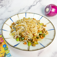 Aliments sains sans odeur végétaliens à faible IG prêts à manger nouilles Shirataki spaghetti repas Ramen Konjac