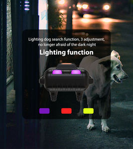 500 mètres IPX7 étanche Vibration électrique chien collier de dressage à distance choc collier de chien avec lumière LED - Product Image 2