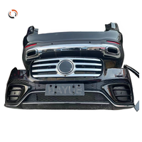 Parachoques delantero deportivo 2024 para Mercedes Benz GLS 167 con rejilla y parachoques trasero