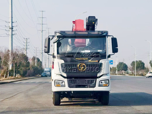Grúa Montada en Camión Shacman 8x4 para Transporte de Materiales de Construcción, Grúa Montada en Vehículo de 14T - Product Image 2