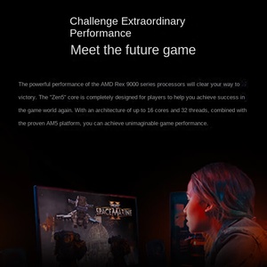 R5 9600x AMD Sản phẩm mới amd9000 Series AM5 Máy tính để bàn với bộ xử lý CPU Sáu Lõi và các tính năng riêng biệt - Product Image 3