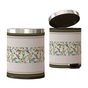 <span class=keywords><strong>Cubo</strong></span> de <span class=keywords><strong>basura</strong></span> de cuero grande de 10L estilo americano de mediados de siglo, <span class=keywords><strong>cubo</strong></span> sanitario de lujo con parte superior abierta para dormitorio y sala de estar - Product Image 4