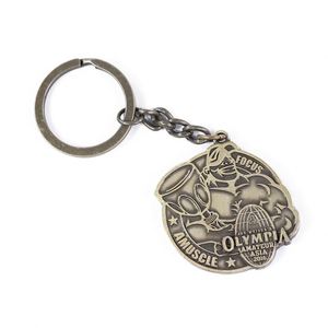 Promotional Custom Your Logo Metal Luxury Keychain Charms Gold Metal Keychain Charm Professions Keychains - Product Image 3