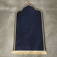 Tapis de prière de qualité supérieure, rembourré, tapis islamique, tapis de prière fabriqué à la machine, coussin doux pour les genoux, forme et design de mosquée