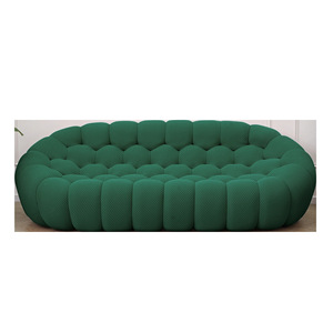 Divano a Tre Posti in Stile Minimalista Italiano, Design Compatto, Imballaggio Arrotolato in Cotone, Multifunzionale per Soggiorno - Product Image 2