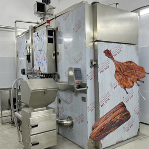 <span class=keywords><strong>Four</strong></span> à fumage commercial Aimeida en acier inoxydable 220V/380V, écoénergétique, prix compétitifs, pour poisson-chat, saucisses, bacon, dinde - Product Image 1