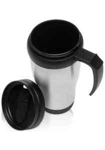 Stainless Steel Car Mug 450ml <b>Plastic</b> Exterior Steel Interior Insulated Paper Insert Leak-Proof 6-12 Hours Thermal Insulation - Product Image 4