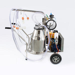 آلة حلب المزارع عالية الطاقة سعة كبيرة 25 لتر أوتوماتيكية كهربائية جديدة متنقلة آلة حلب البقر والأغنام - Product Image 5