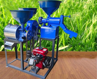 Nouveau moulin à céréales SXV diesel/essence 4/7 CV pour le broyage, le décorticage et le moulinage du riz, du blé et des céréales