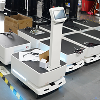 Quick-Dock AGV Trolley Robots industriels pour la chaîne de montage logistique d'entrepôt Étagères de plate-forme Composants de base PLC pour divers