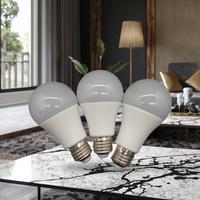 Ampoule LED A60 B22 E27 9W en matériau SKD, lampe de rangée pour l'éclairage