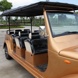 Voiture électrique vintage de tourisme 8 places pour parcs et stations balnéaires - Product Image 2