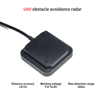 Radar d'évitement d'obstacles pour drone, capteur FMCW 77 GHz avec portée de détection jusqu'à 260 m