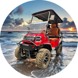 รถกอล์ฟสำหรับผู้โดยสาร2 + 2ที่นั่ง4ล้อ3500W ล่า4X4ไฟฟ้า - Product Image 6