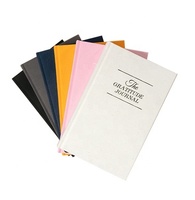 Fabricant de carnets de gratitude personnalisés en gros, impression sur tissu de lin, estampage à chaud, couverture rigide, agenda quotidien