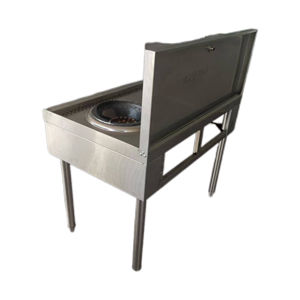 VICTORY 201/304 Acero inoxidable Kwali Range 2 quemadores de gas Cocina de puesto especial para Hoteles Restaurantes Cantina Tailandia Indonesia - Product Image 2