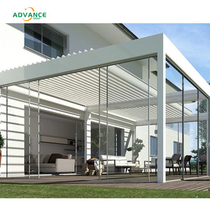 Alta calidad <span class=keywords><strong>3x4</strong></span> 3x6 4x3 5x3 5x4 6x4 6x6 persiana motorizada gazebo <span class=keywords><strong>techo</strong></span> eléctrico bioclimática pérgola de aluminio para exteriores - Product Image 1