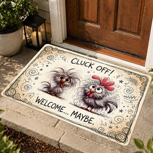 1Pc <span class=keywords><strong>Tapis</strong></span> de sol amusant en forme de poulet, en velours cristal, antidérapant, lavable, pour <span class=keywords><strong>cuisine</strong></span>, salle de bain, intérieur, extérieur, décoration de la maison - Product Image 6