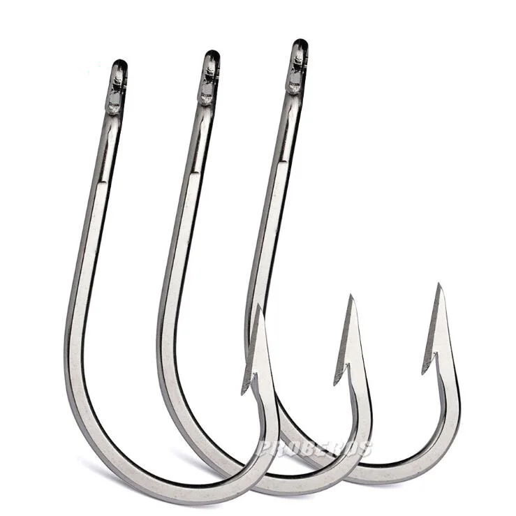 circle fish fishing hooks size 12 0 100/1000X Chemically Sharpened Tuna 12/0 Tackle Wide Range of Applications WEIHE 6/0-12/0# 5pcs/bag Fishing Hooks