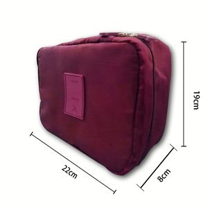 Spacious Waterproof Cosmetic Bag With Custom Logo Professional Travel <b>Makeup</b> Organizer Women Portable for Pouch - Product Image 5