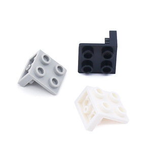 حامل بحامل تصنعه بنفسك بسعر المصنع شكل صغير بحامل 1x2 2x2 مكعبات بناء بلاستيكية مقلوبة Moc تعليمية - Product Image 4