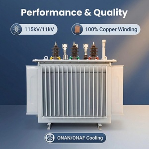 หม้อแปลงกระจายกำลังแบบ10kV 30kVA แรงดันสูง, หม้อแปลงกระจายพลังงานแบบจุ่มน้ำมันหม้อแปลงไฟฟ้ากลางแจ้ง - Product Image 3