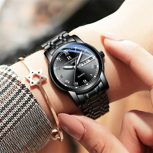 Montre <span class=keywords><strong>ontheedge</strong></span> 031 & 033 Couple calendrier étanche en acier inoxydable sport hommes et femmes montre mode mode Reloj Hombre 2020 - Product Image 6