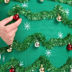 Maglione Natalizio Personalizzato OEM & ODM, Abbigliamento Jacquard a Maniche Lunghe, Maglieria Invernale Unisex, Maglione Natalizio Divertente - Product Image 6