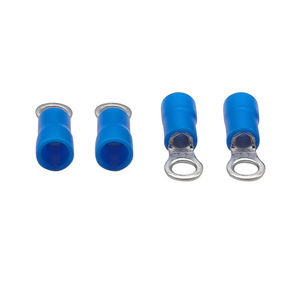 RV2-4S Ring <b>Terminals</b> 4.3x6.5mm PVC Insulated Copper Tin Plated Cold Press <b>Terminal</b> For Electrical Wiring - Product Image 3