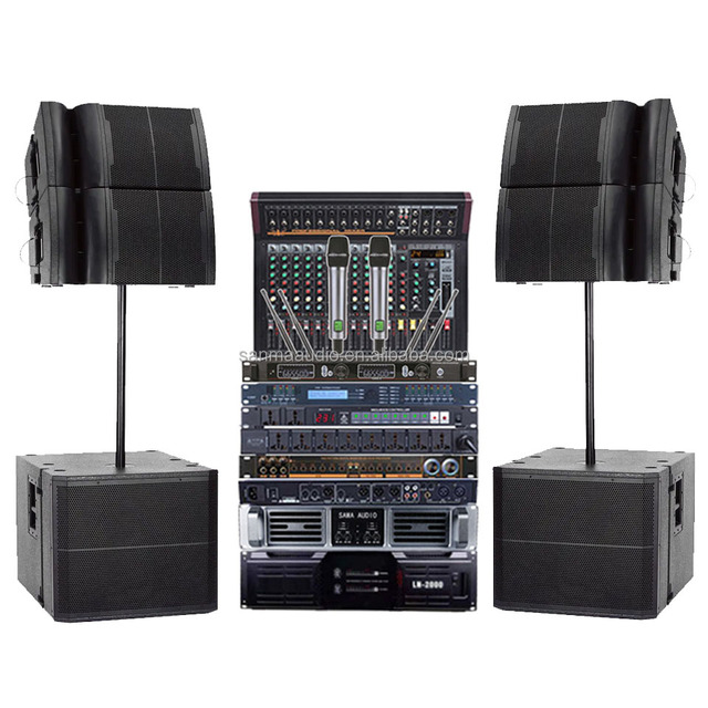 Vrx 932 12 Inch Active Line Array Speakers Professional Stage Audio Sound System Outdoor Pro Speakers