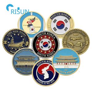 Monedas Conmemorativas Personalizadas de las Fuerzas Veteranas de la República de Corea, Souvenirs Coreanos, Moneda de Desafío Personalizada de Corea del <span class=keywords><strong>Sur</strong></span> - Product Image 1