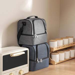 Customize Insulated <b>Lunch</b> <b>Bag</b> Leakproof Insulated Soft Large <b>Adult</b> <b>Lunch</b> Cooler <b>Bag</b> for Work With Adjustable Shoulder Strap - Product Image 6