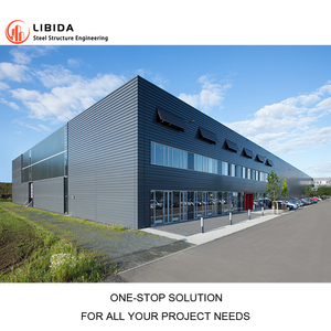 Hete Verkoop Geprefabriceerde Lichte Metalen 2 Verdiepingen Tellende Werkplaats Gebouwen Gegalvaniseerd Prefab Stalen Structuur Magazijn Mezzanine Gebouwen - Product Image 2