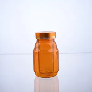 60 ml Plastikflasche für Gesundheitsprodukte feste Kapselflasche mit Innenfutter Kunststoffflasche