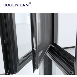 Rogenilan, principaux fournisseurs chinois de fenêtres en aluminium à rupture de pont thermique, résistantes aux ouragans, fenêtres à <span class=keywords><strong>double</strong></span> <span class=keywords><strong>vitrage</strong></span>, fenêtres à battants pour maisons - Product Image 6