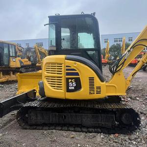 Excavatrice Komatsu japonaise PC 55 Mini pelle d'occasion Mini pelle Komatsu d'occasion 5 tonnes 5,5 tonnes Mini pelle Komatsu d'occasion à vendre - Product Image 4