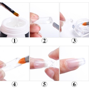 Gel constructor de uñas de marca privada, laca en crema acrílica, 10 colores, gel UV de extensión removible, gel constructor removible - Product Image 4