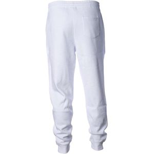 Independent Trading Co. Midweight 100% Pantalones de lana de algodón XL Tamaño Blanco Estilo de jogging con decoración de patrón de logotipo personalizado - Product Image 2